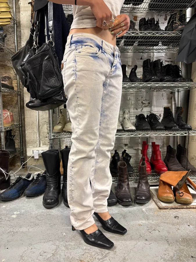 Dolce & Gabbana 2000s Dolce & Gabbana Creamy Denim Jeans Size 26" / US 2 / IT 38 - 3 Thumbnail