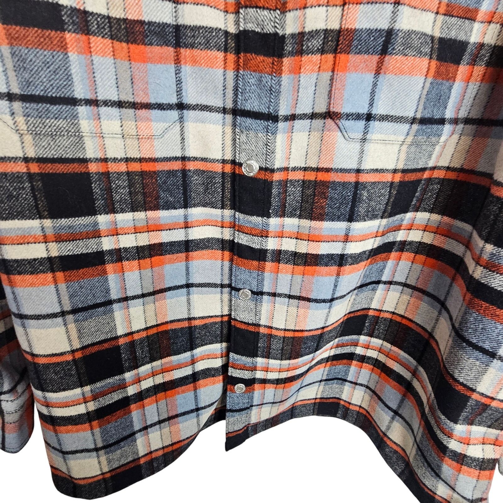Levi's Levis Mens Portola Chore Coat Wool Trucker Jacket Plaid Size US XL / EU 56 / 4 - 3 Thumbnail