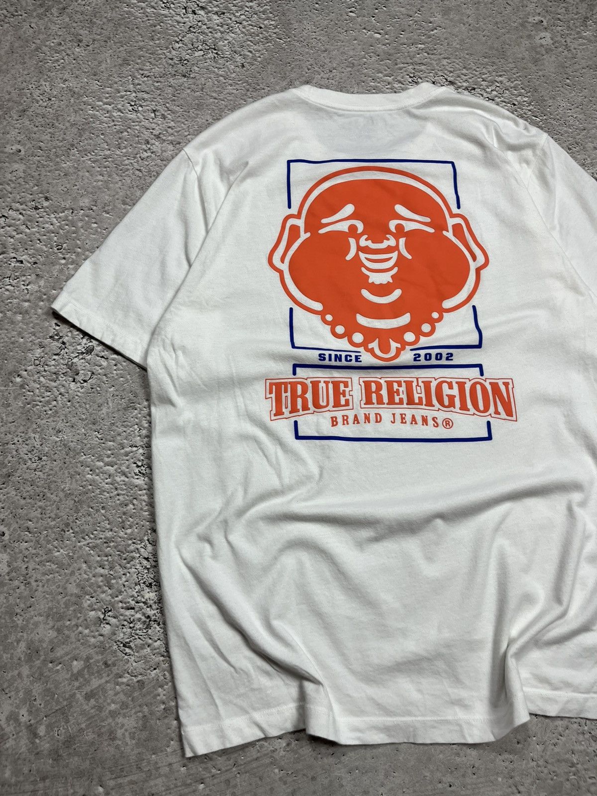 True Religion True Religion White T Shirt Big Buddha Graphic Logo XL Size US XL / EU 56 / 4 - 3 Thumbnail