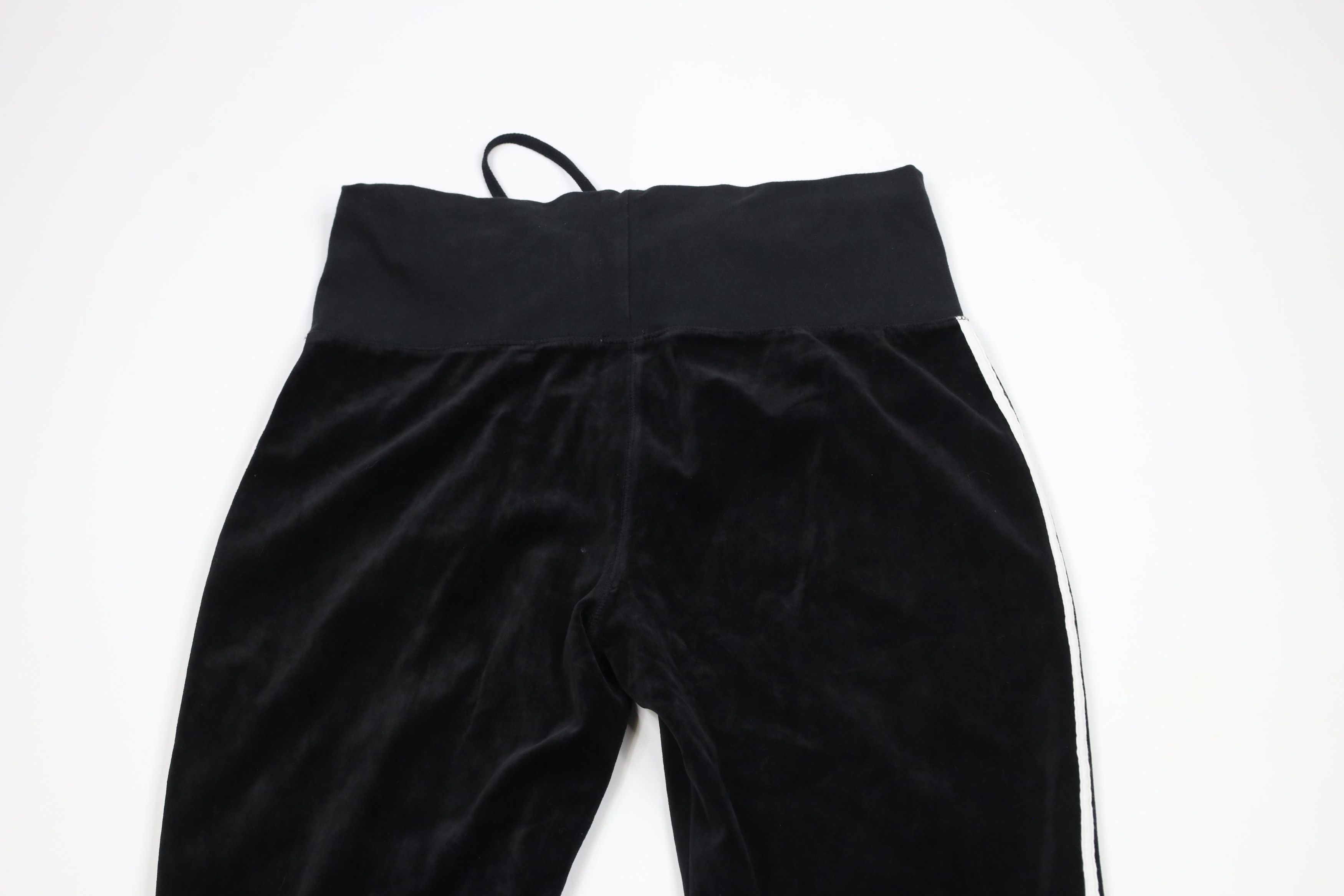 Vintage Vintage 90s Y2K Babydoll Crown Velour Wide Leg Sweatpants Size 34" / US 12 / IT 48 - 8 Thumbnail