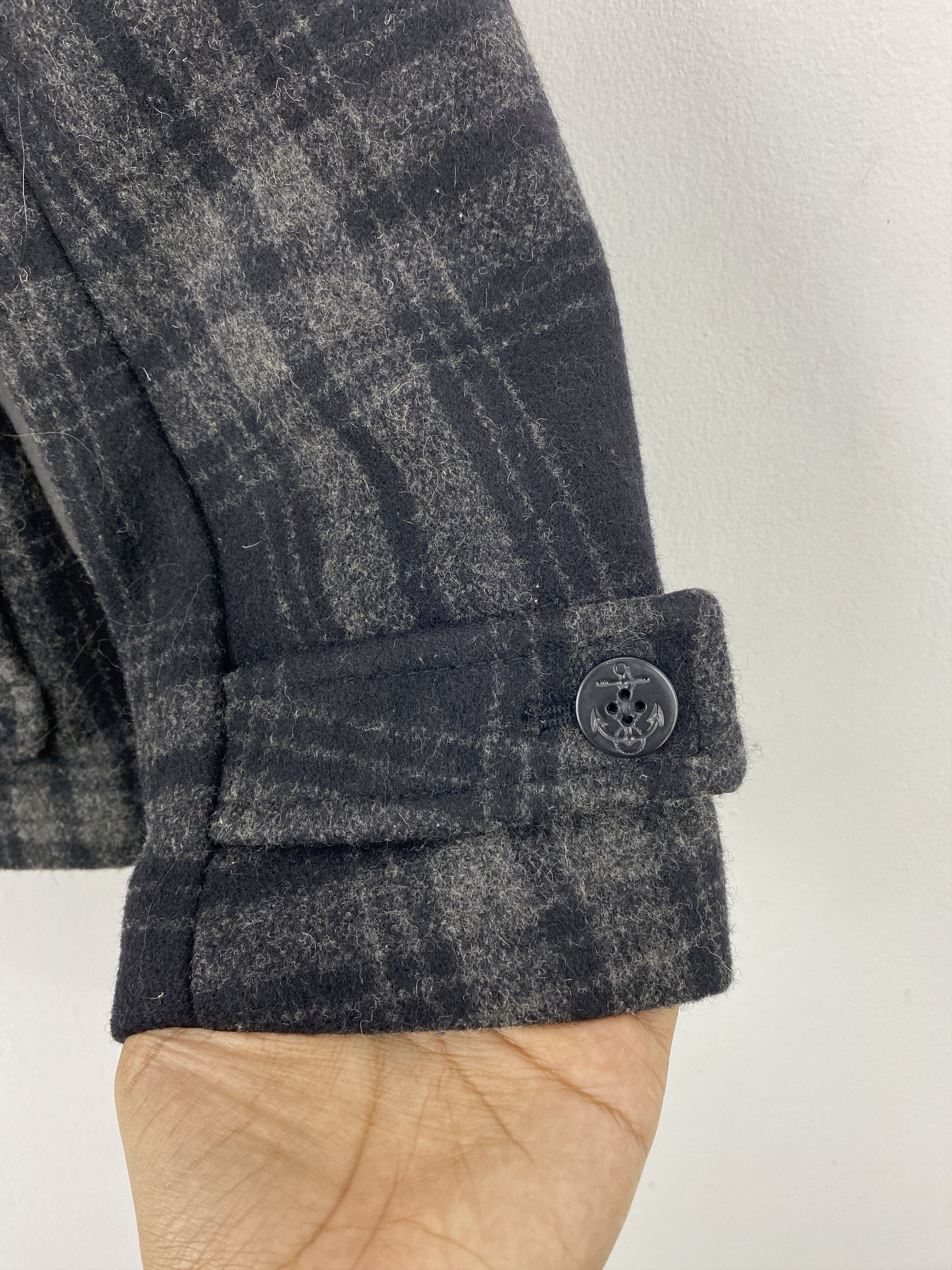 Japanese Brand Vtg Back Number Black Watch Tartan Button Up Jacket JA0057 Size US M / EU 48-50 / 2 - 9 Thumbnail