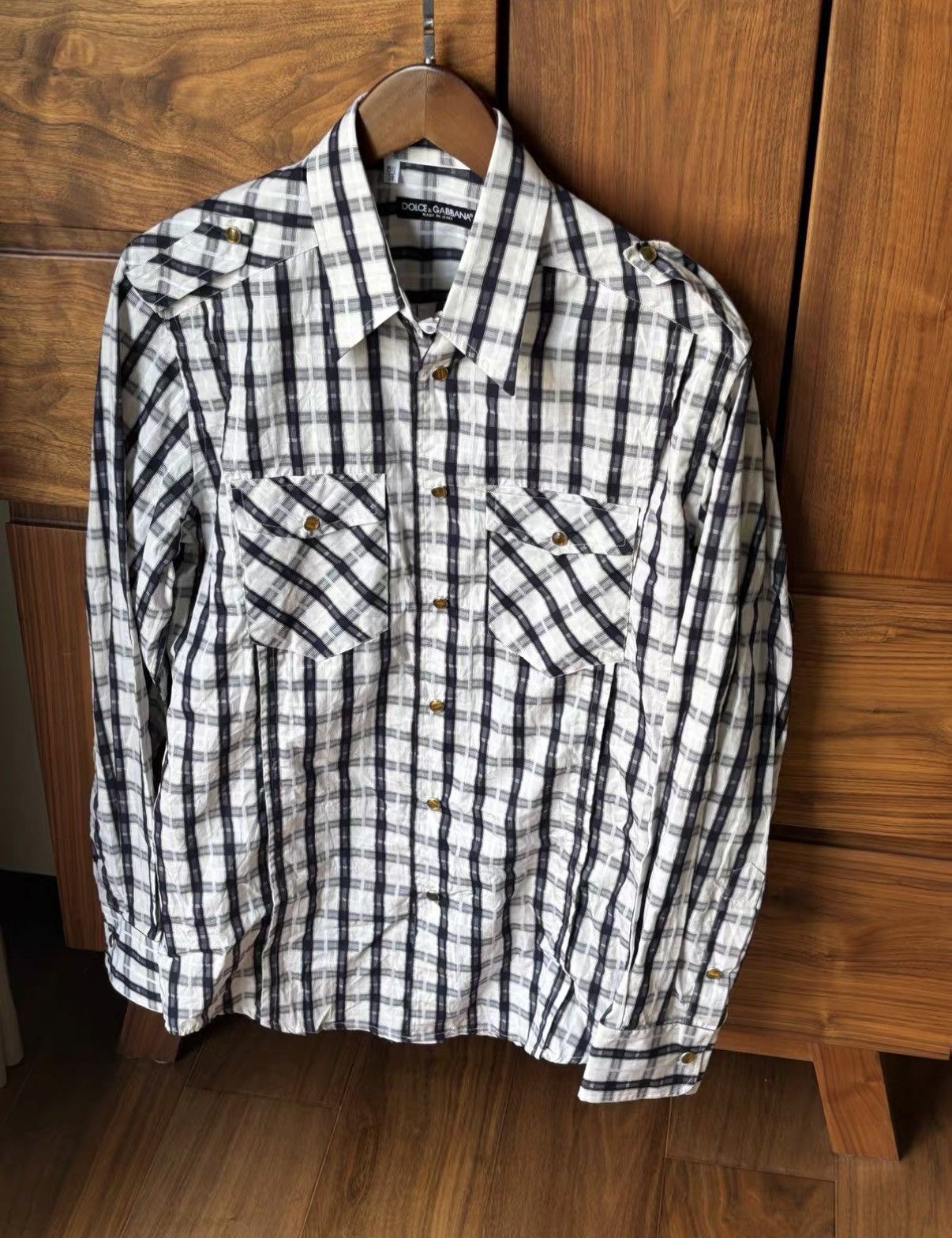 Dolce & Gabbana Dolce & Gabbana Mainline Long Sleeve Casual Shirt J2 Size US M / EU 48-50 / 2 - 1 Thumbnail