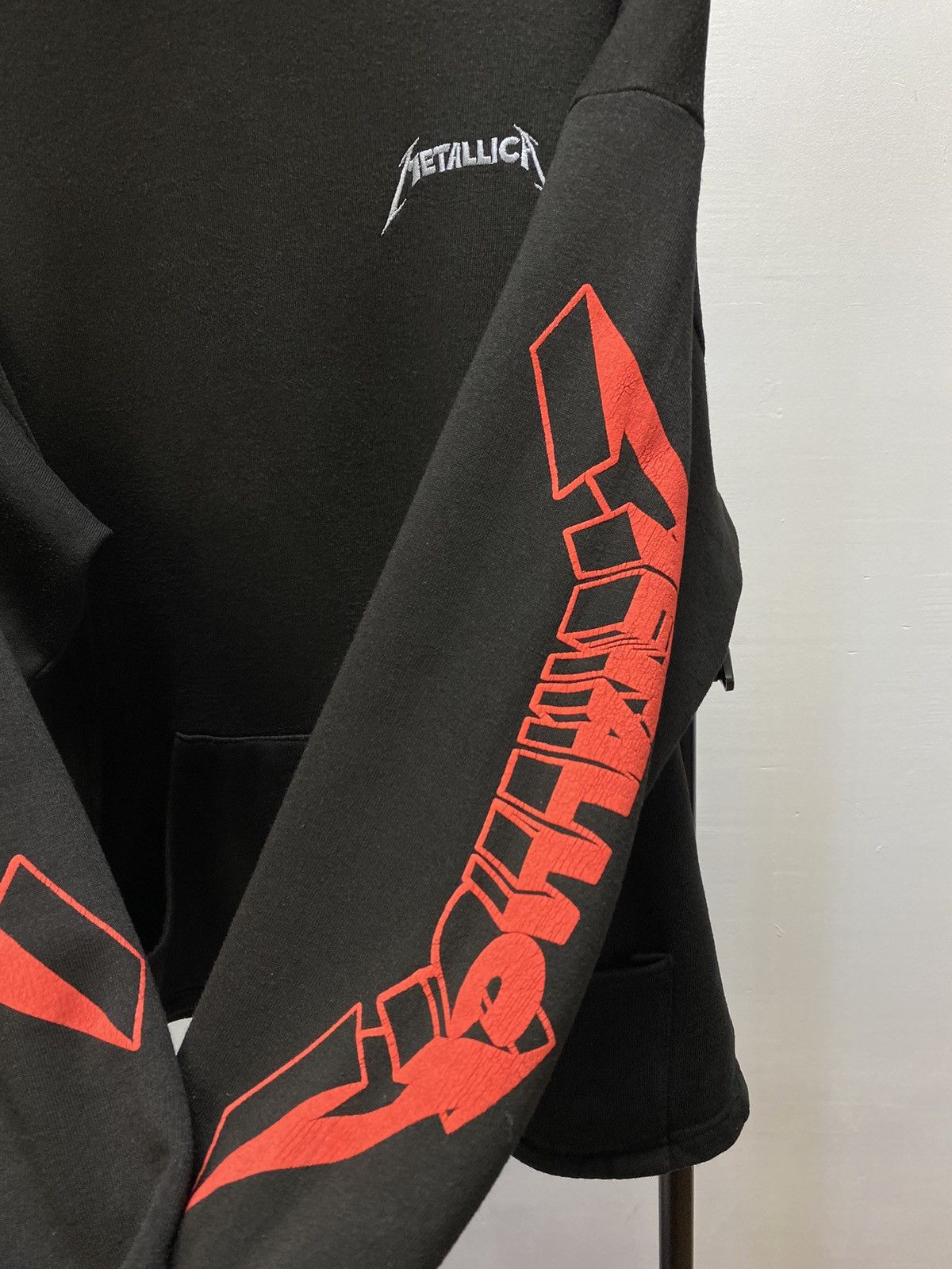 Band Tees × Metallica × Vintage Vintage 90s Metallica Nowhere Else To Roam Tour Hoodie Size US XL / EU 56 / 4 - 10 Thumbnail