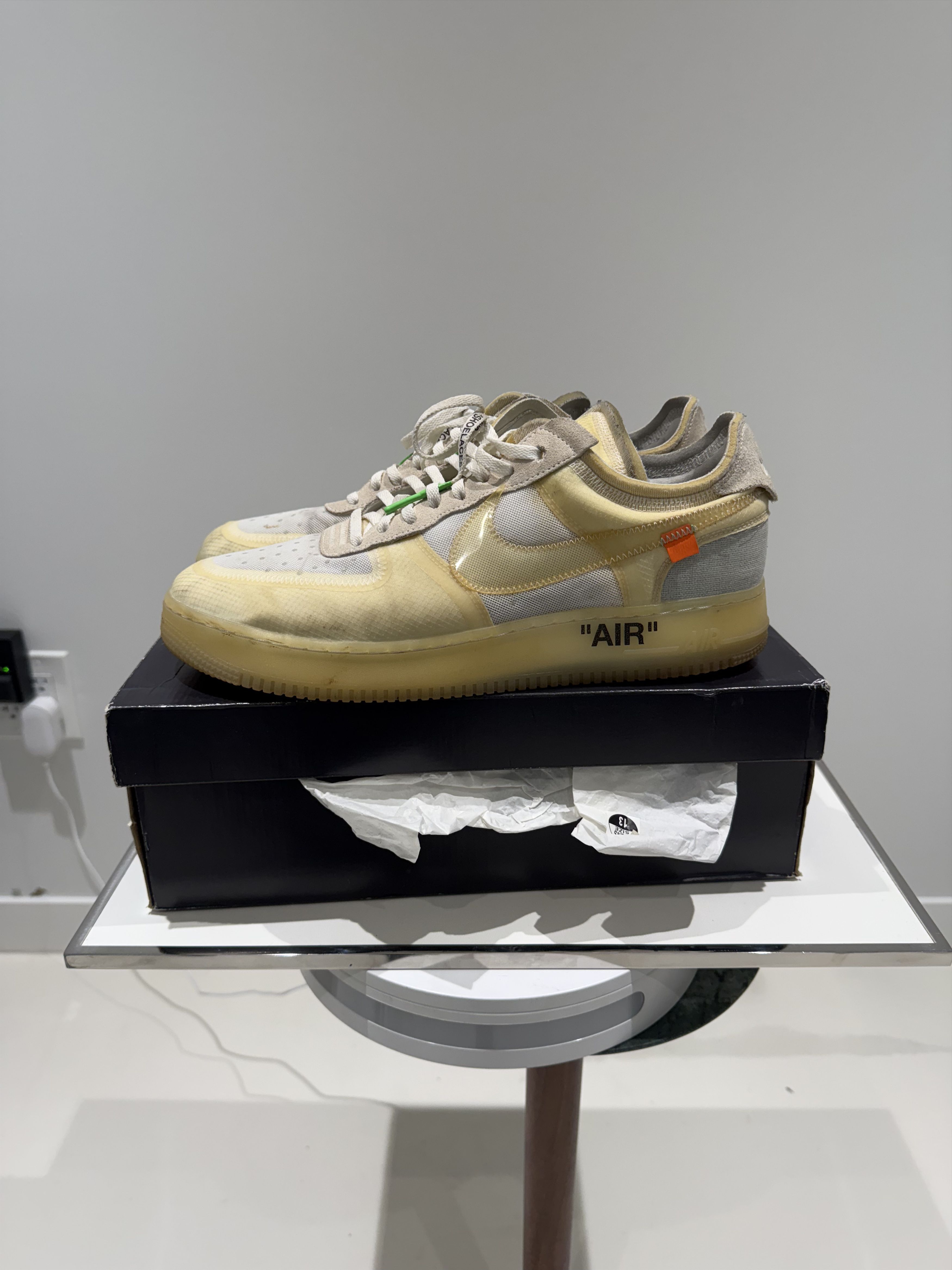 Nike × Off-White NIKE AF1 OFFWHITE "THE TEN" Size US 13 / EU 46 - 1 Thumbnail