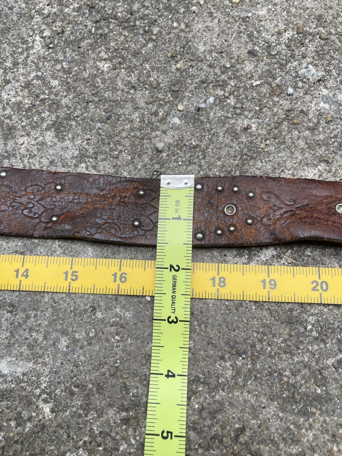 If Six Was Nine Last Drop🔥Rare🔥Anna Sui Studed Leather Belt Size ONE SIZE - 10 Thumbnail
