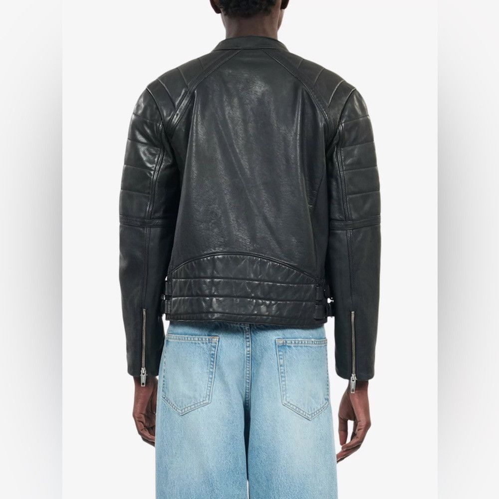 The Kooples The Kooples Leather Moto Jacket – Black Color NEVER WORN – Size L / US 10 / IT 46 - 3 Thumbnail