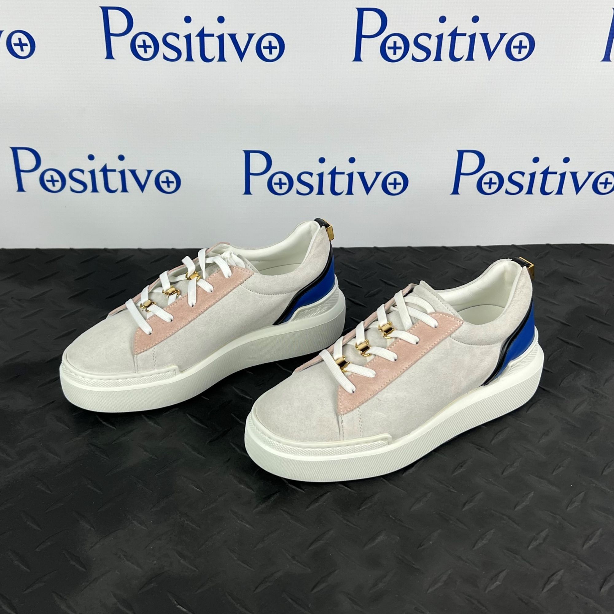 Buscemi Buscemi Ninna White Trio Leather Sneakers US 7 EU 37 Size US 7 / IT 37 - 2 Thumbnail