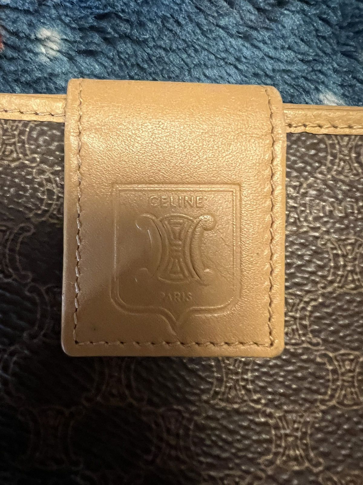 Celine Macadam Brown Long Wallet