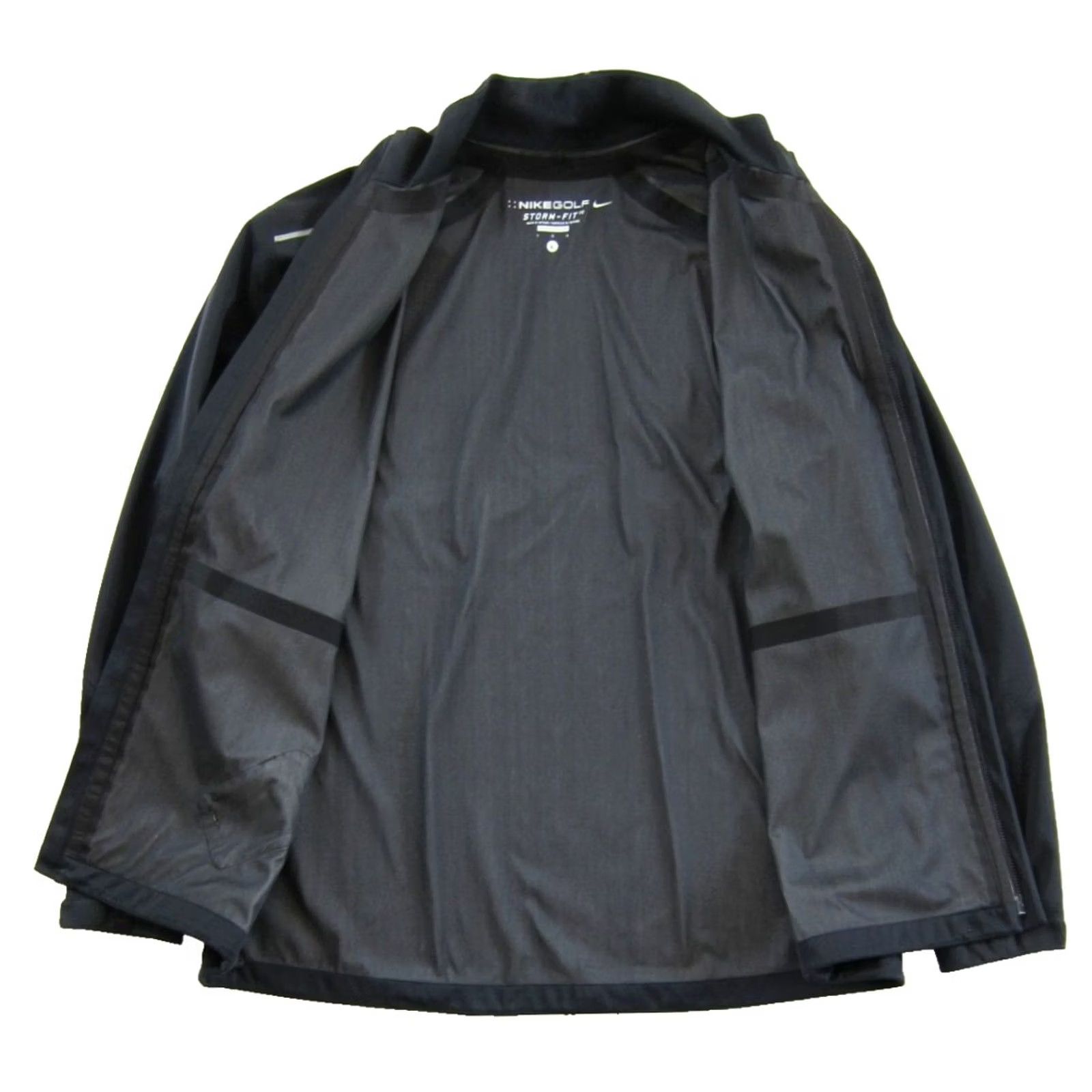 Nike Nike Swoosh Black Storm-Fit 10 Full Zip Windbreaker Jacket Men Large Size US L / EU 52-54 / 3 - 3 Thumbnail