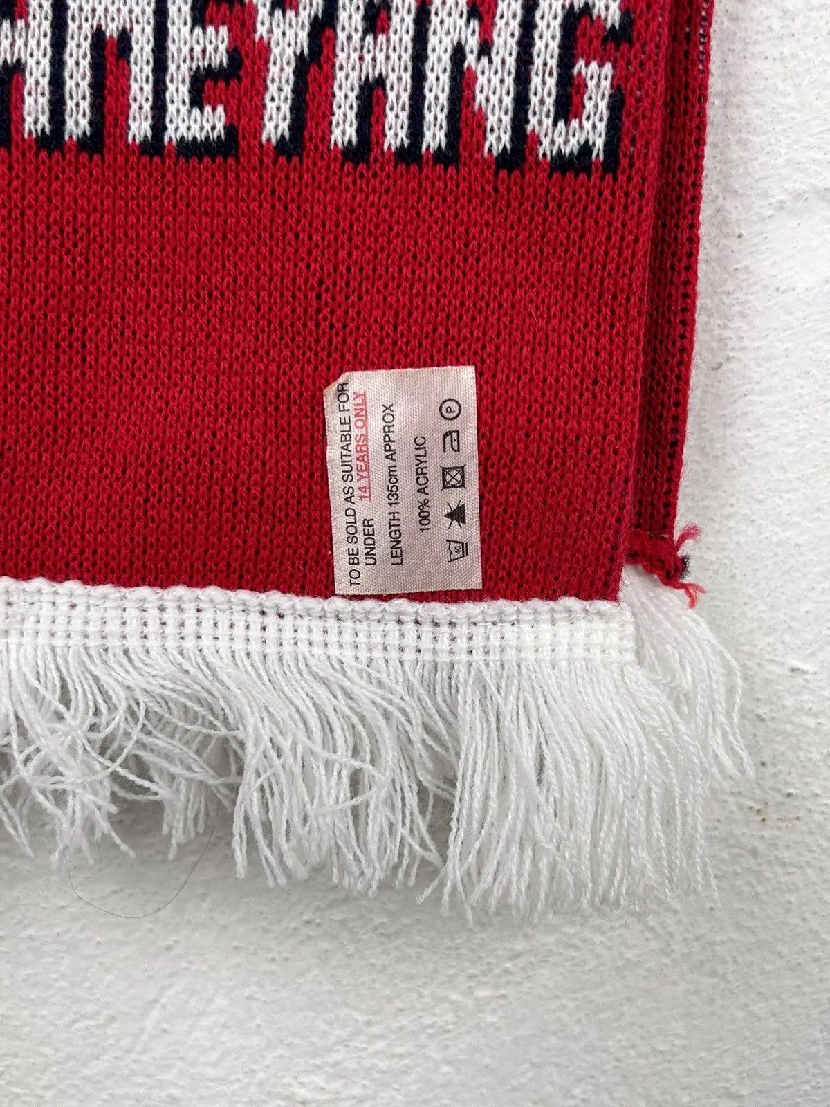 Vintage Aubameyang Football Player Small Acrylic Fanwear Scarf Size ONE SIZE - 2 Thumbnail