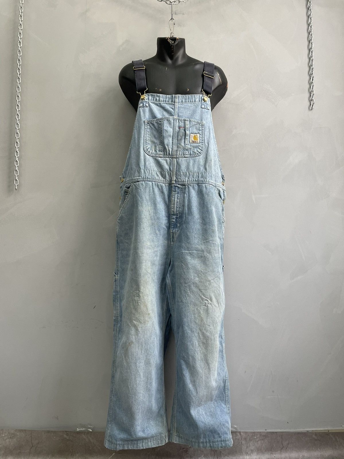 Distressed overall Carhartt fashion pants carpenter y2k