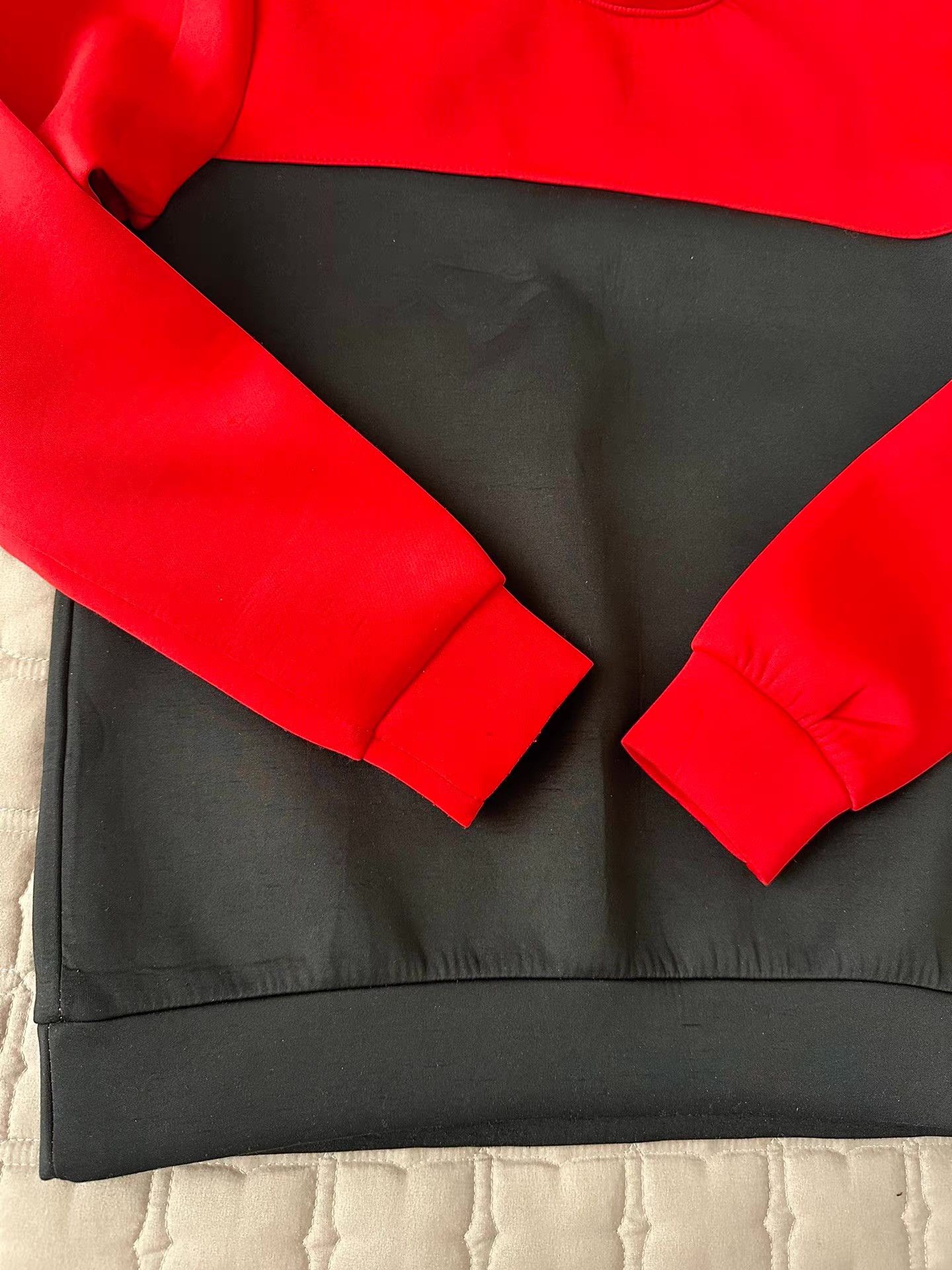 CLOT CLOT Edison Chen Black & Red Patchwork Sweatshirt Disney Size US M / EU 48-50 / 2 - 2 Thumbnail
