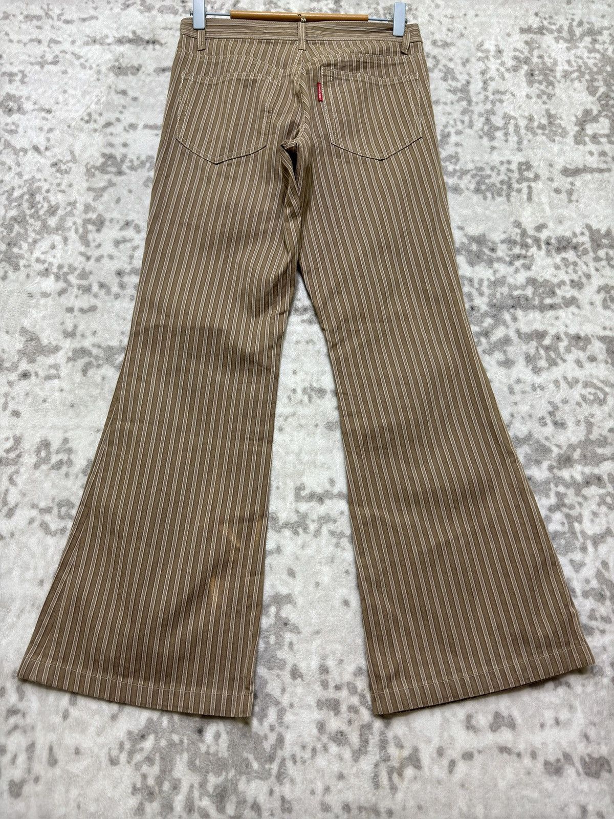 Tornado Mart Tornado Mart Y2K Pinstripe Flared Pants Japanese Archive Size US 28 / EU 44 - 11 Thumbnail