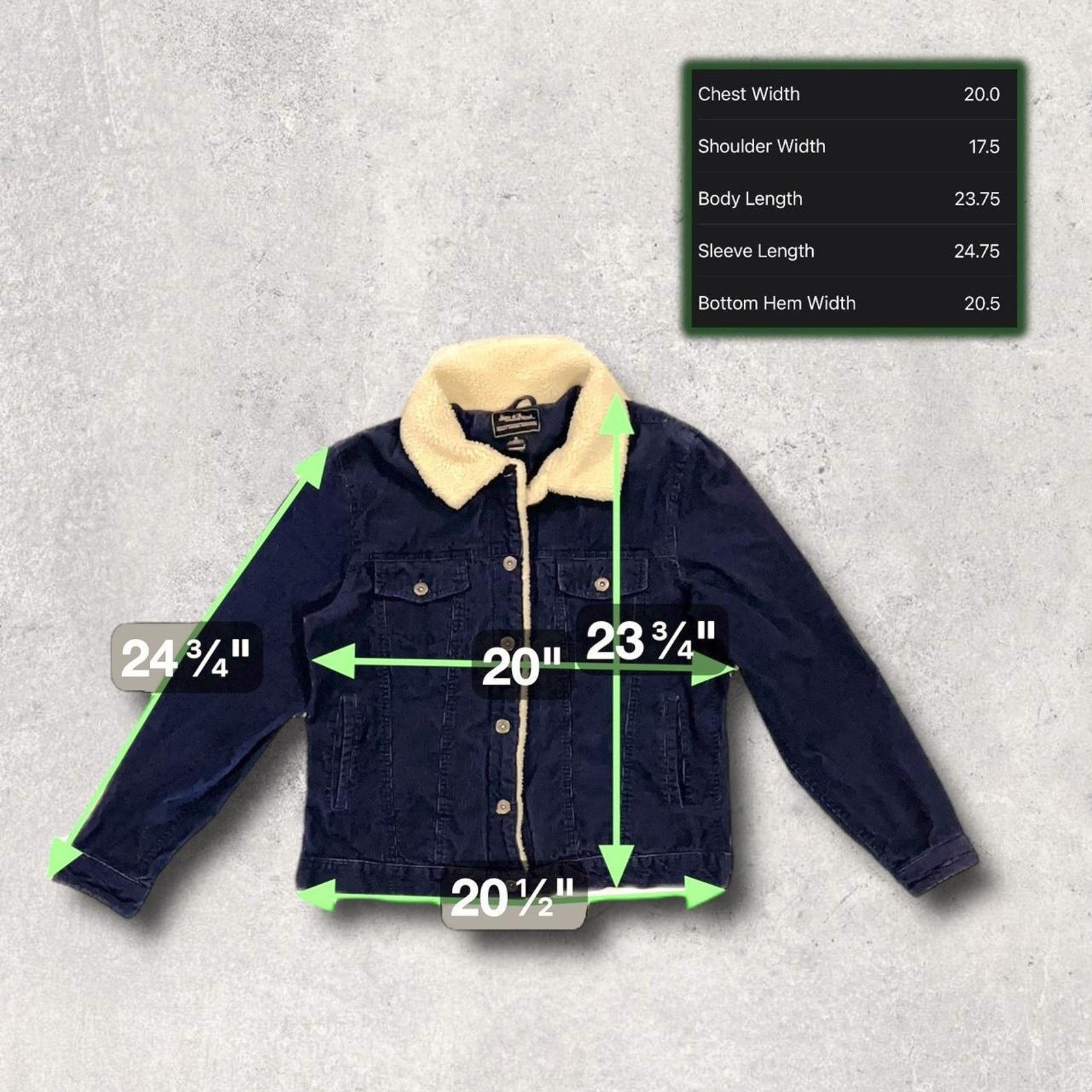 Levi's Steve & Barry’s Blue Corduroy Sherpa Collar Trucker Jacket Size US XL / EU 56 / 4 - 5 Thumbnail