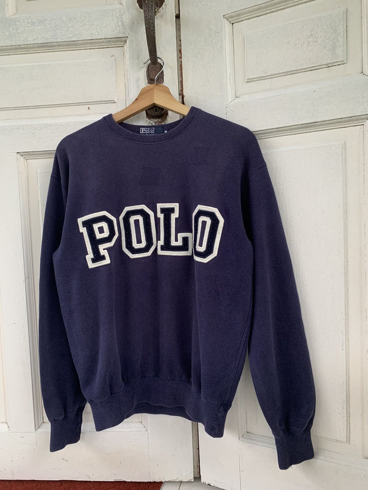 Polo Ralph Lauren Vintage POLO RL Embroidered spellout crewneck sweatshirt Size US M / EU 48-50 / 2 - 1 Thumbnail