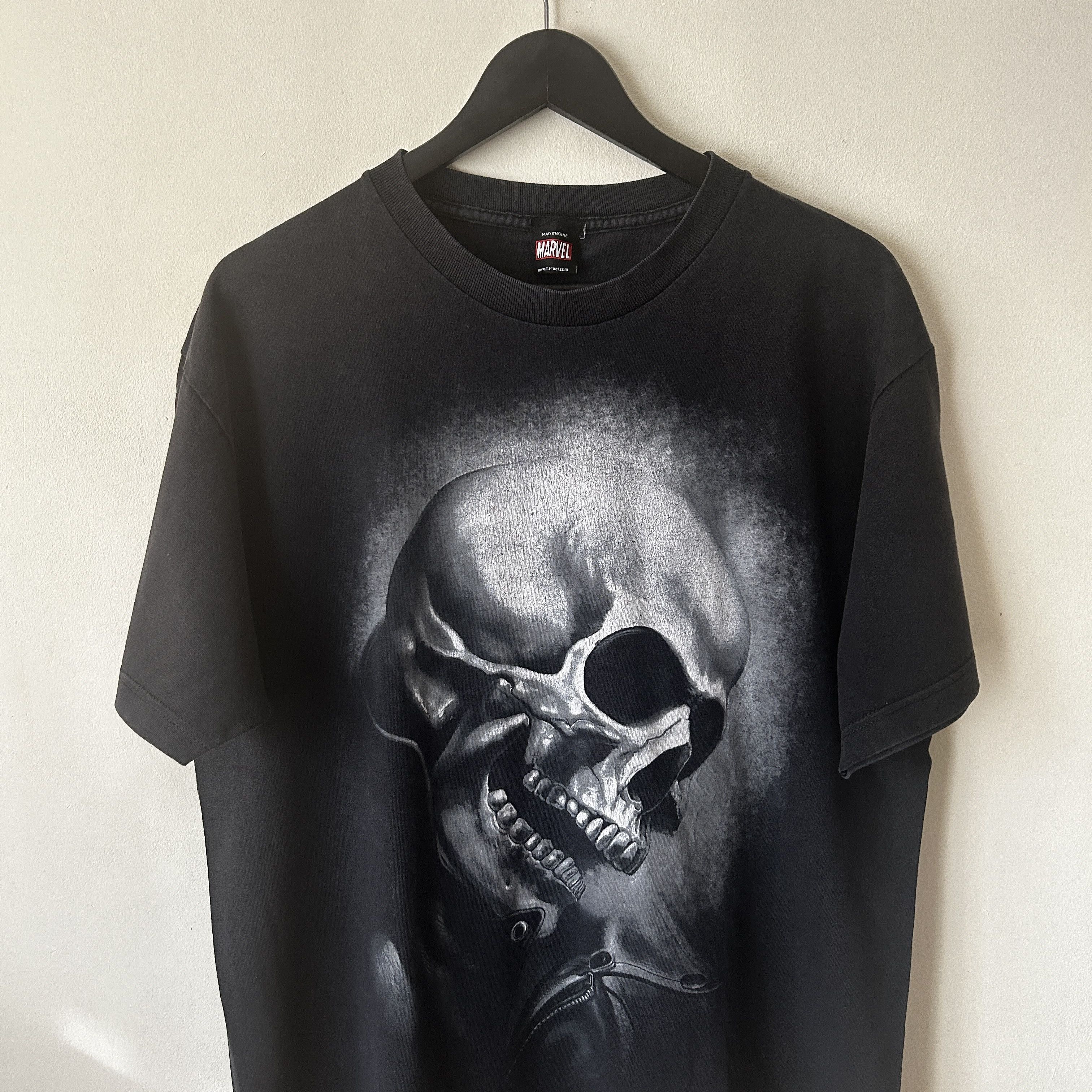 Marvel Comics Vintage Marvel Ghostrider Mad Engine T-Shirt Size US XL / EU 56 / 4 - 2 Thumbnail