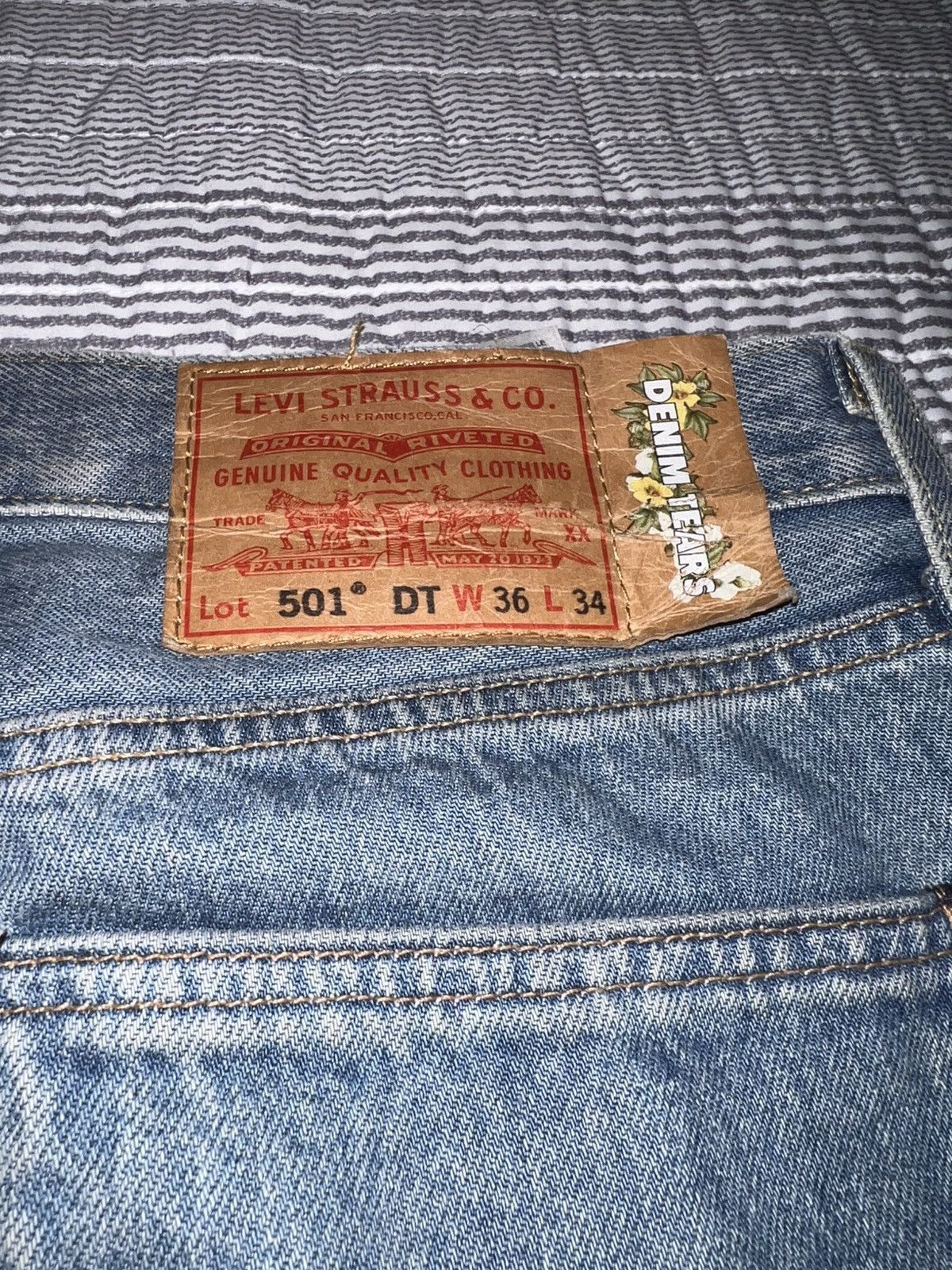 DENIM TEARS × Stussy DENIM TEARS x STUSSY Size US 36 / EU 52 - 5 Thumbnail