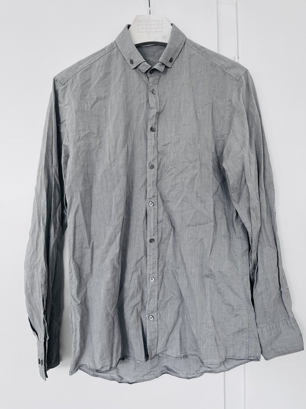 Neil Barrett Grey Shirt Size US M / EU 48-50 / 2 - 1 Thumbnail