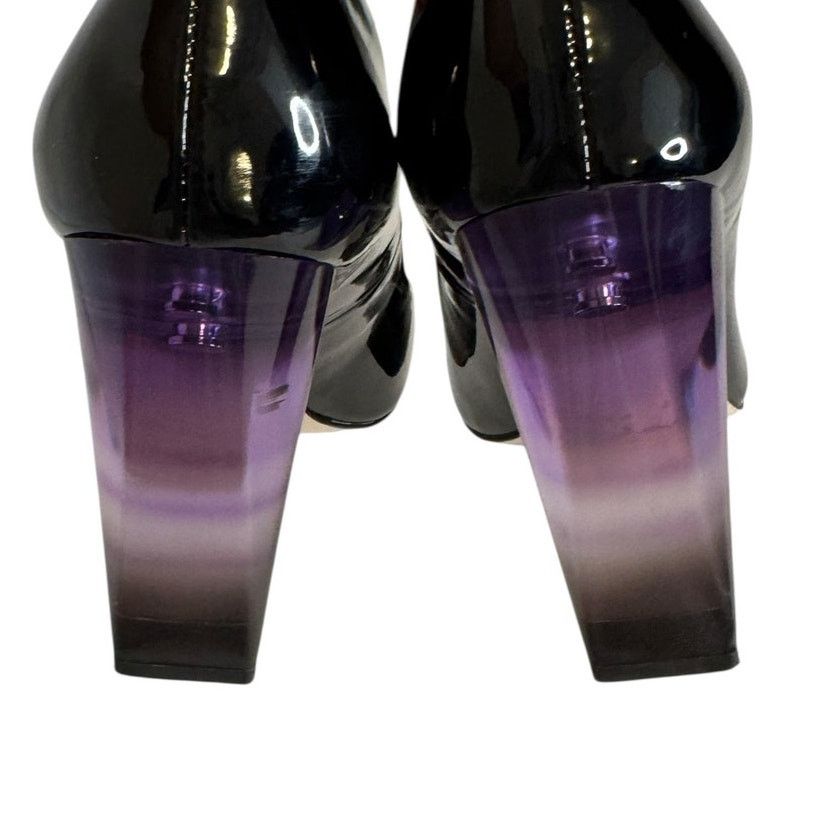 Other Katy Perry A.W. Black Patent Purple Ombre Heel Pump Size 9 Size US 9 / IT 39 - 10 Thumbnail
