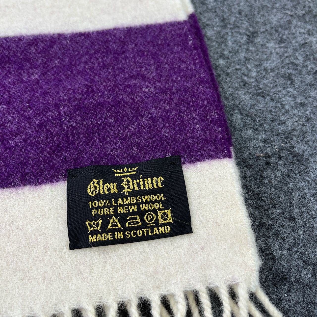 Vintage Glen Prince Scarf / Muffler / Neckwear T441 Size ONE SIZE - 4 Thumbnail