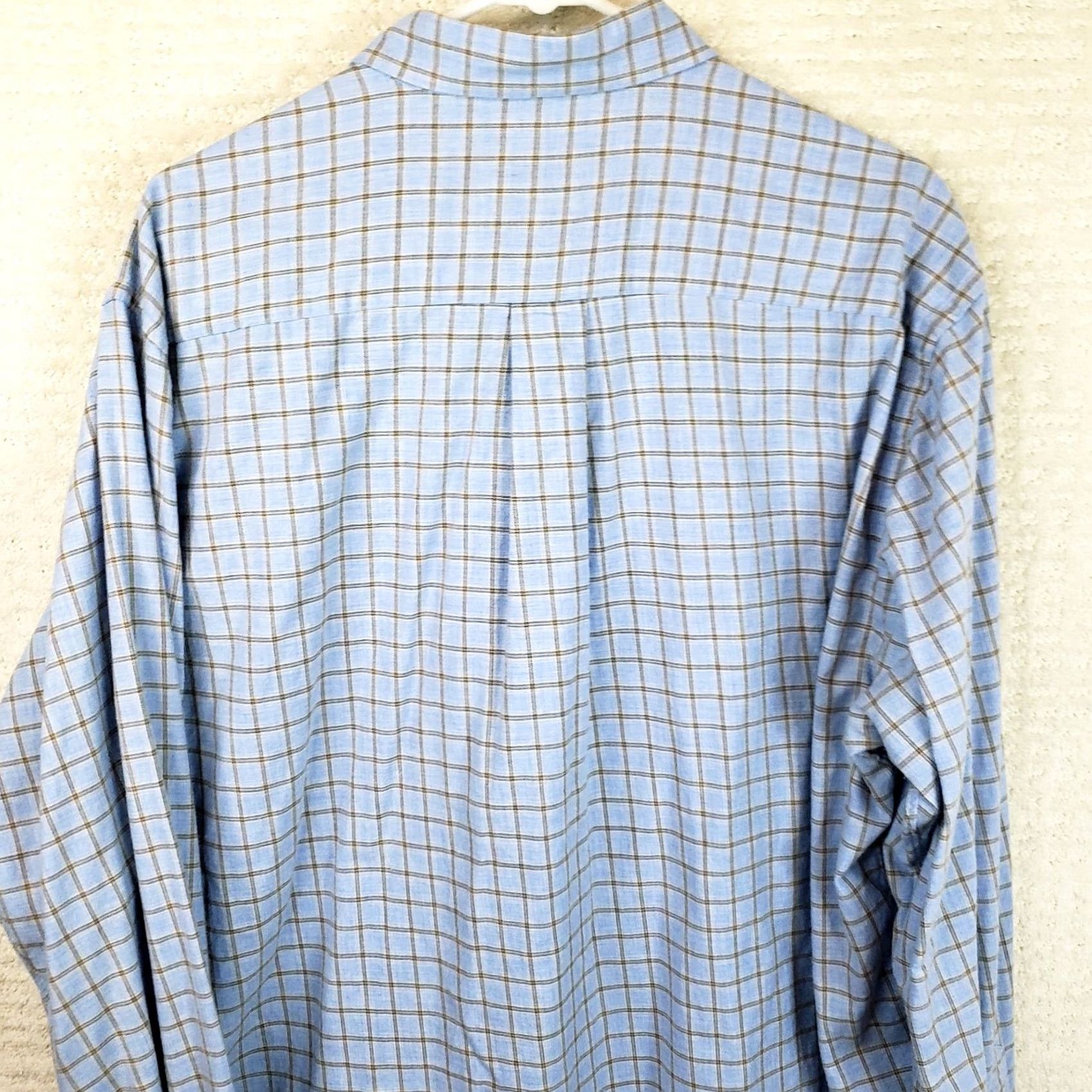 Vintage VINTAGE Scott Barber Shirt Blues Light Flannel Long Sleeve Plaid Cotton Button-Up XL Men’s Regular Size US XL / EU 56 / 4 - 7 Thumbnail