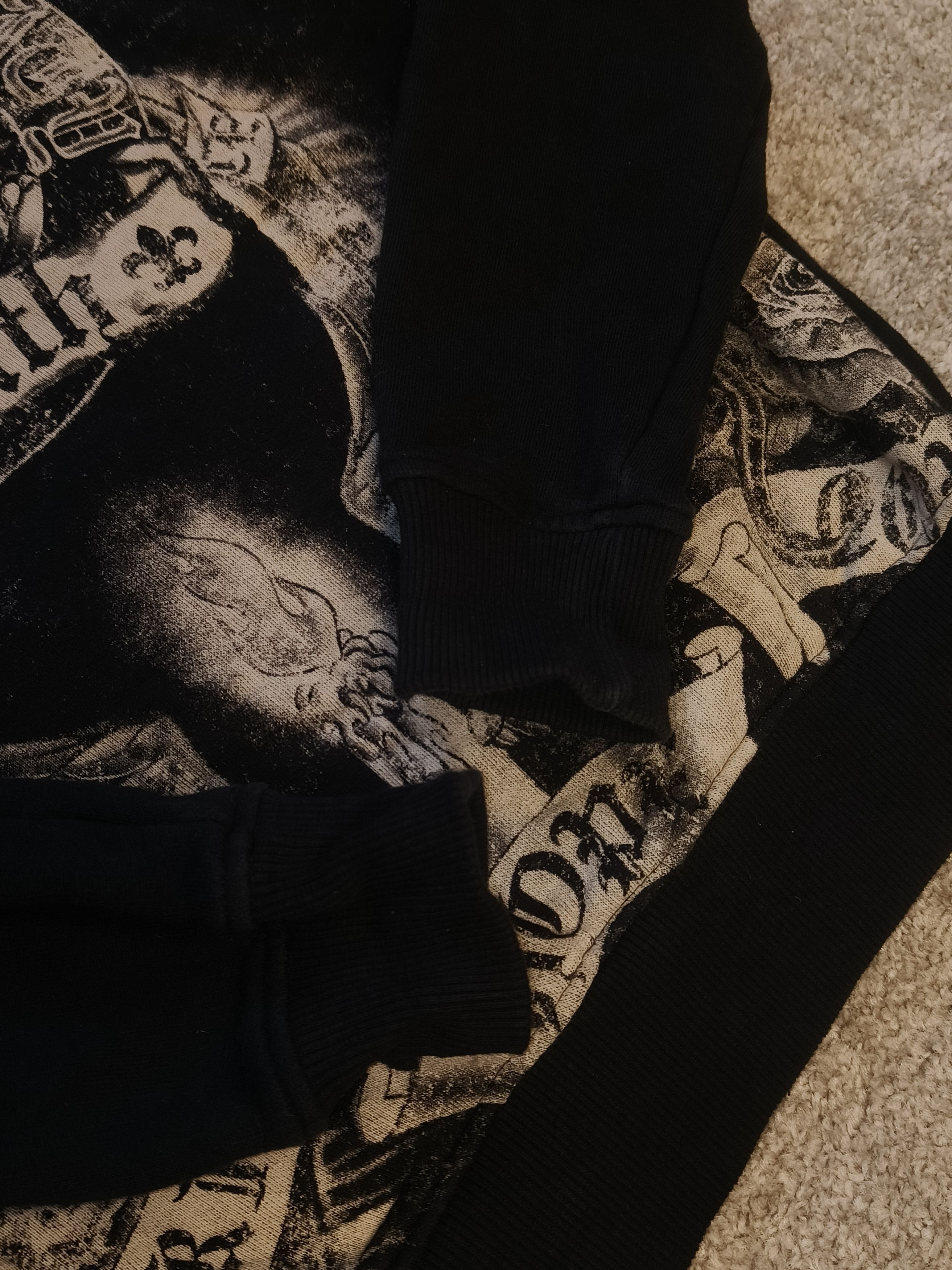 Faith Connexion Faith Connexion Chrome Hearts Style Gothic Studded Hoodie Size XXS / US 00 / IT 34 - 3 Thumbnail