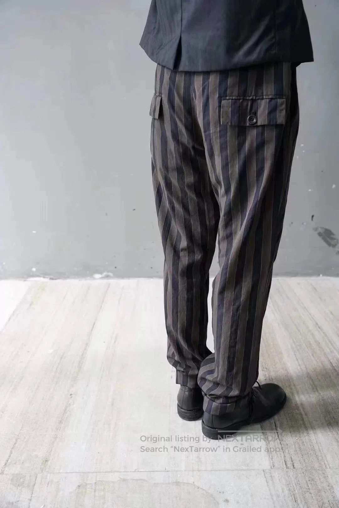 Geoffrey B. Small Geoffrey B. Small Silk Wool Striped Pants. Size US 36 / EU 52 - 6 Thumbnail