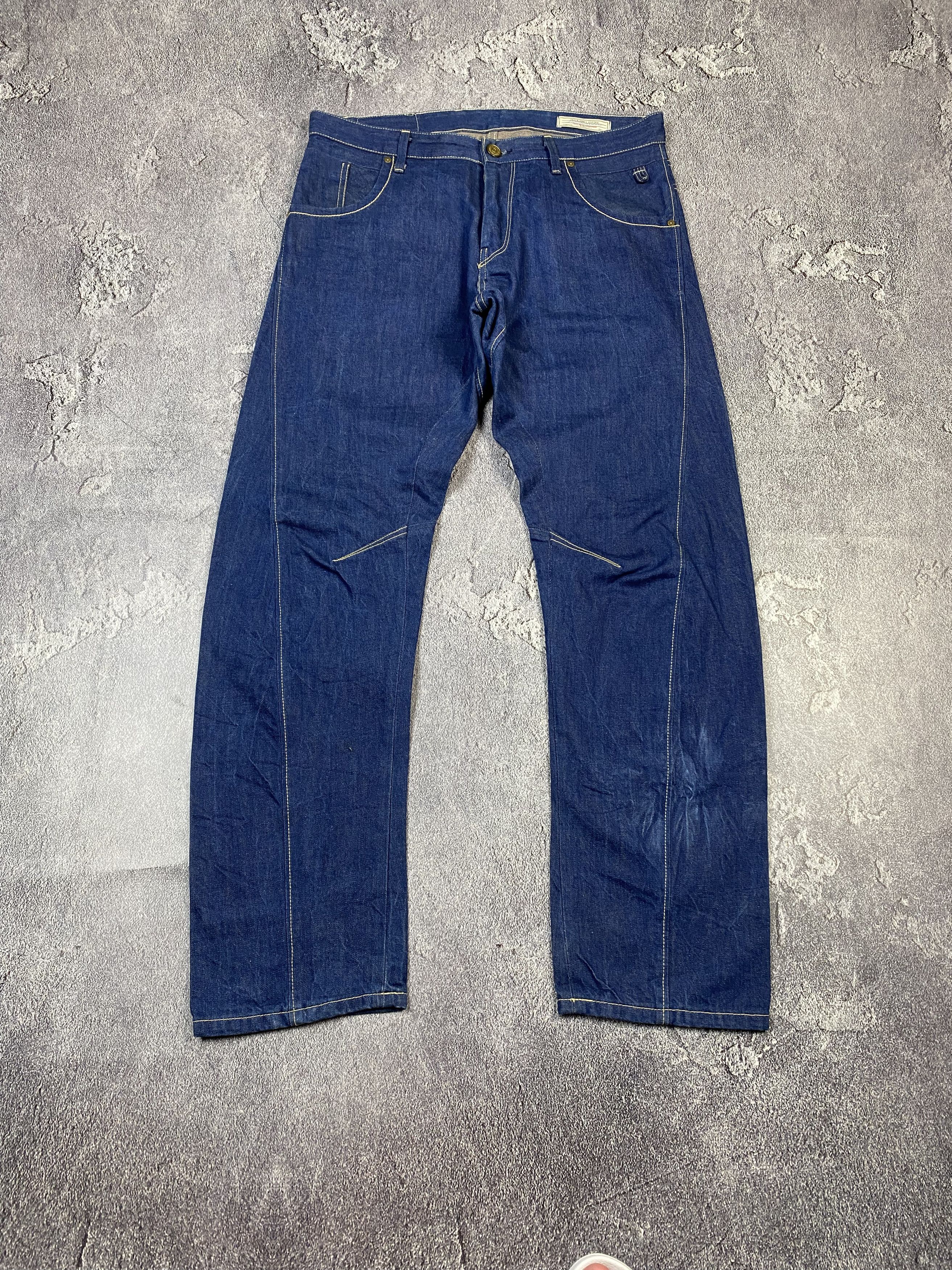 If Six Was Nine Y2K Engineered Raw Blue Japan Style Jeans Size US 34 / EU 50 - 3 Thumbnail