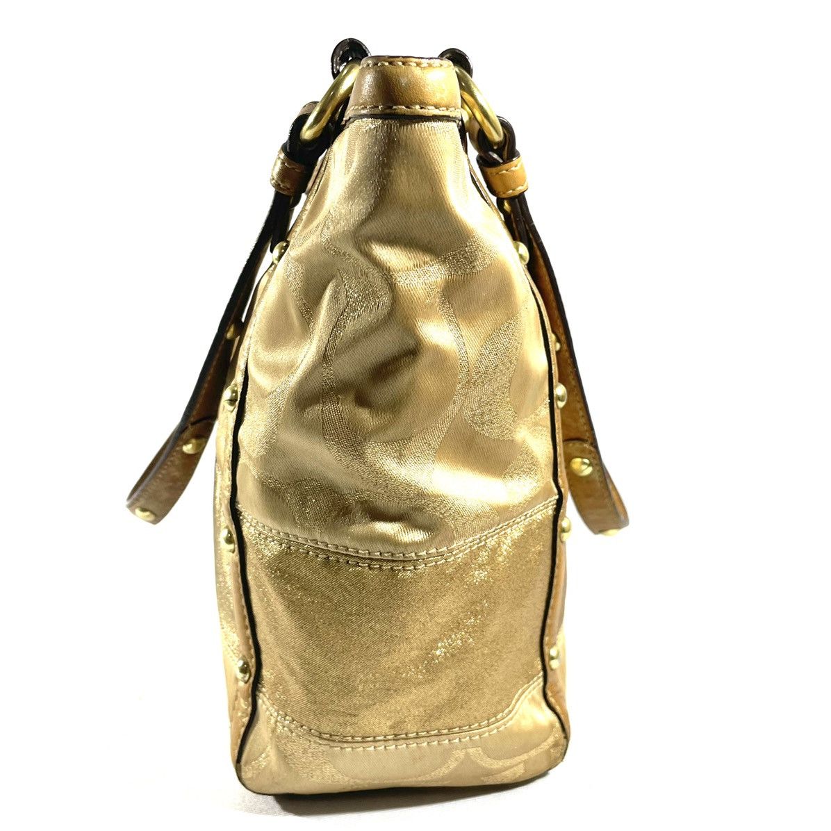 Coach Vintage Satin Monogram Handbag Size ONE SIZE - 8 Thumbnail