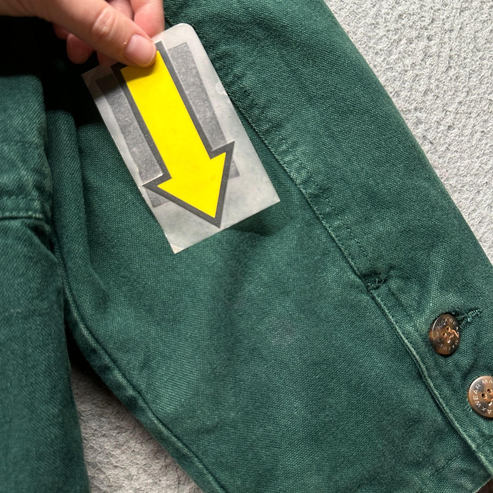Other VTG Maxwear Barn Chore Coat Mens Large Button Up Lined Green Size US L / EU 52-54 / 3 - 4 Thumbnail