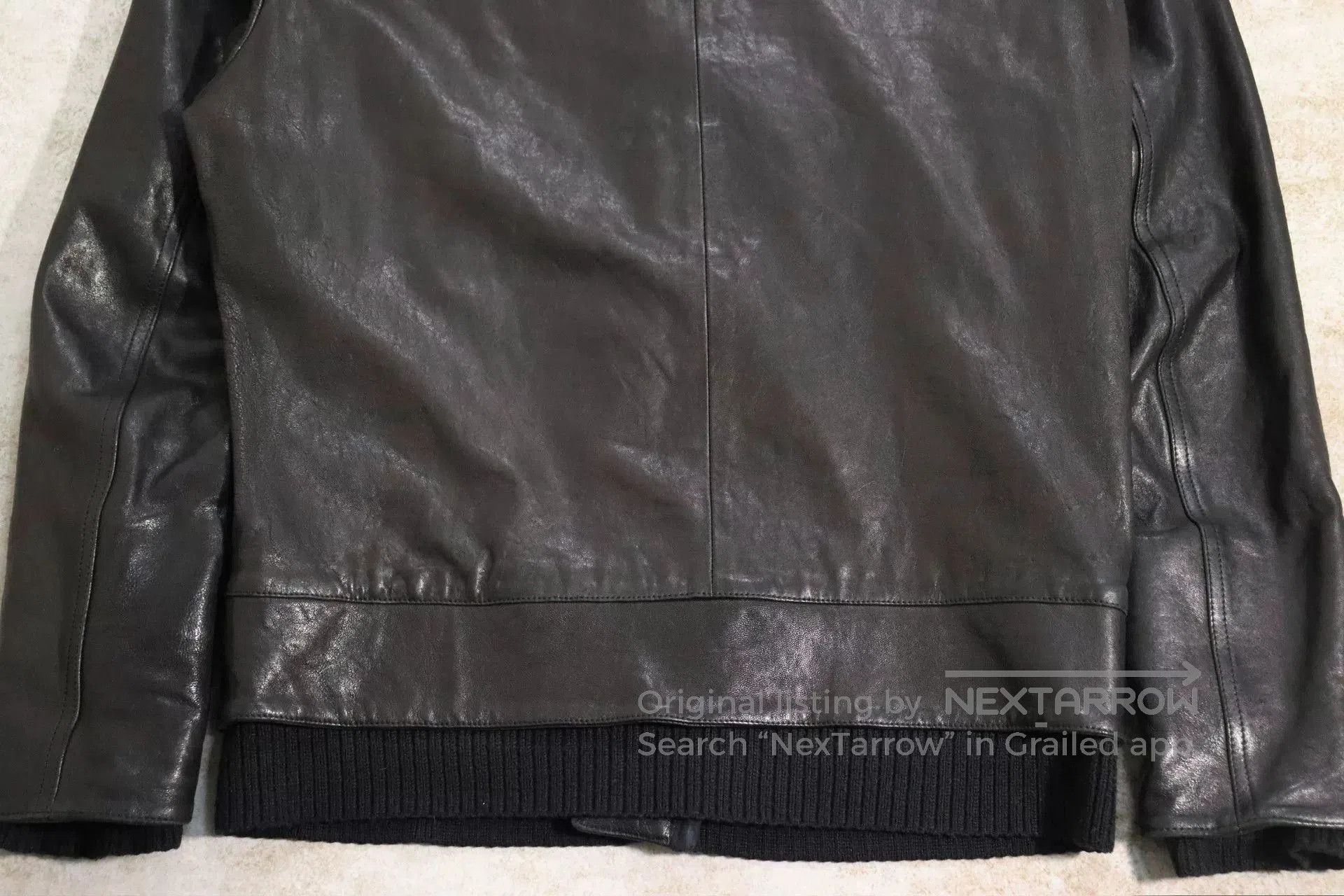 Maison Margiela maison margiela leather motorcycle jacket size l/xl. Size US XL / EU 56 / 4 - 8 Thumbnail
