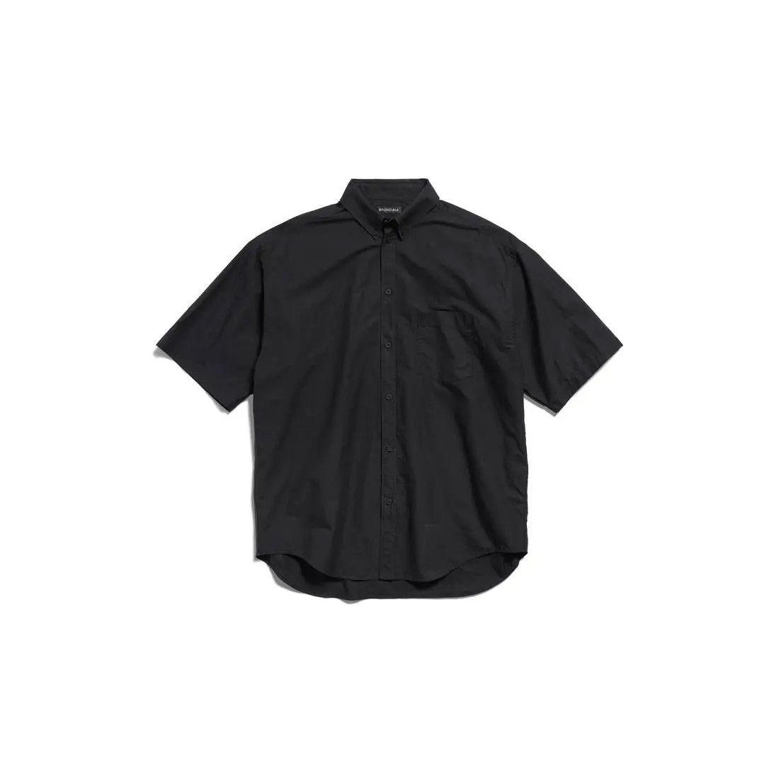 Balenciaga o1w1db11225 Metal BB Stencil Short Sleeve Shirt Large Fit Size US M / EU 48-50 / 2 - 1 Thumbnail