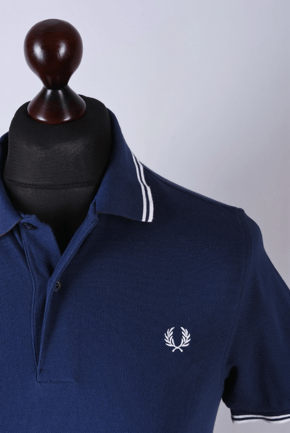 Fred Perry Fred Perry Navy Polo Shirt Twin Tipped Collar Size S Size US S / EU 44-46 / 1 - 2 Thumbnail