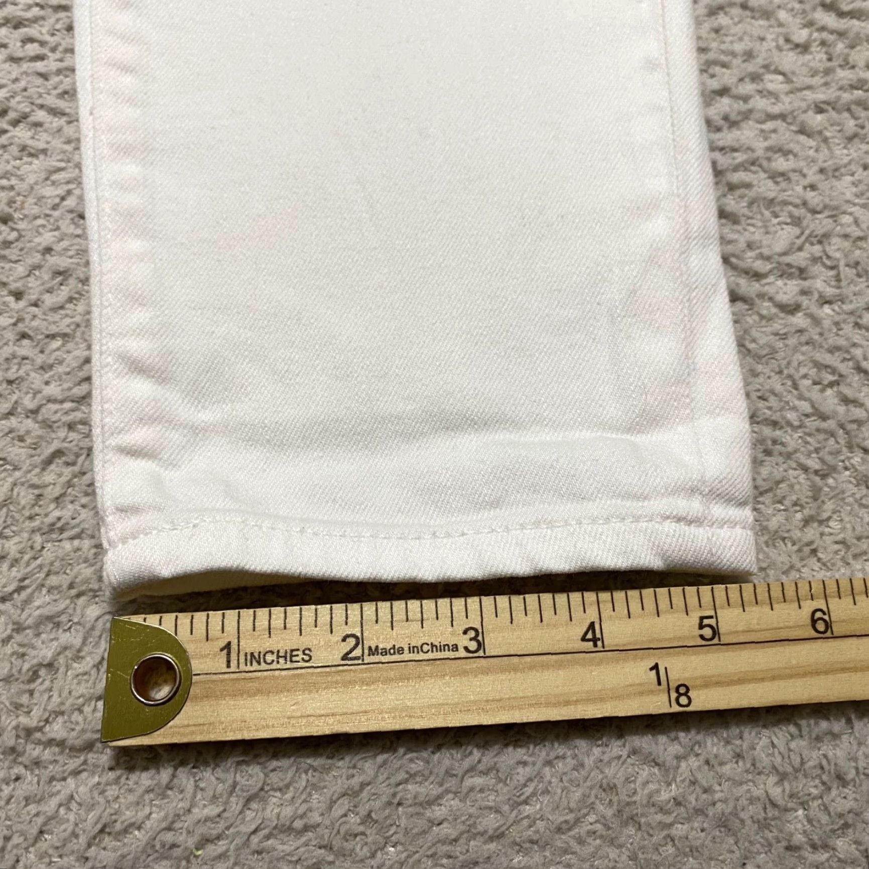 Denime BIG STAR Jeans Women Skinny Mid Rise Light Wash White 28 Inseam 26 Inseam Stretch Cotton Denim Baggy? (Wait) Size 28" / US 6 / IT 42 - 2 Thumbnail