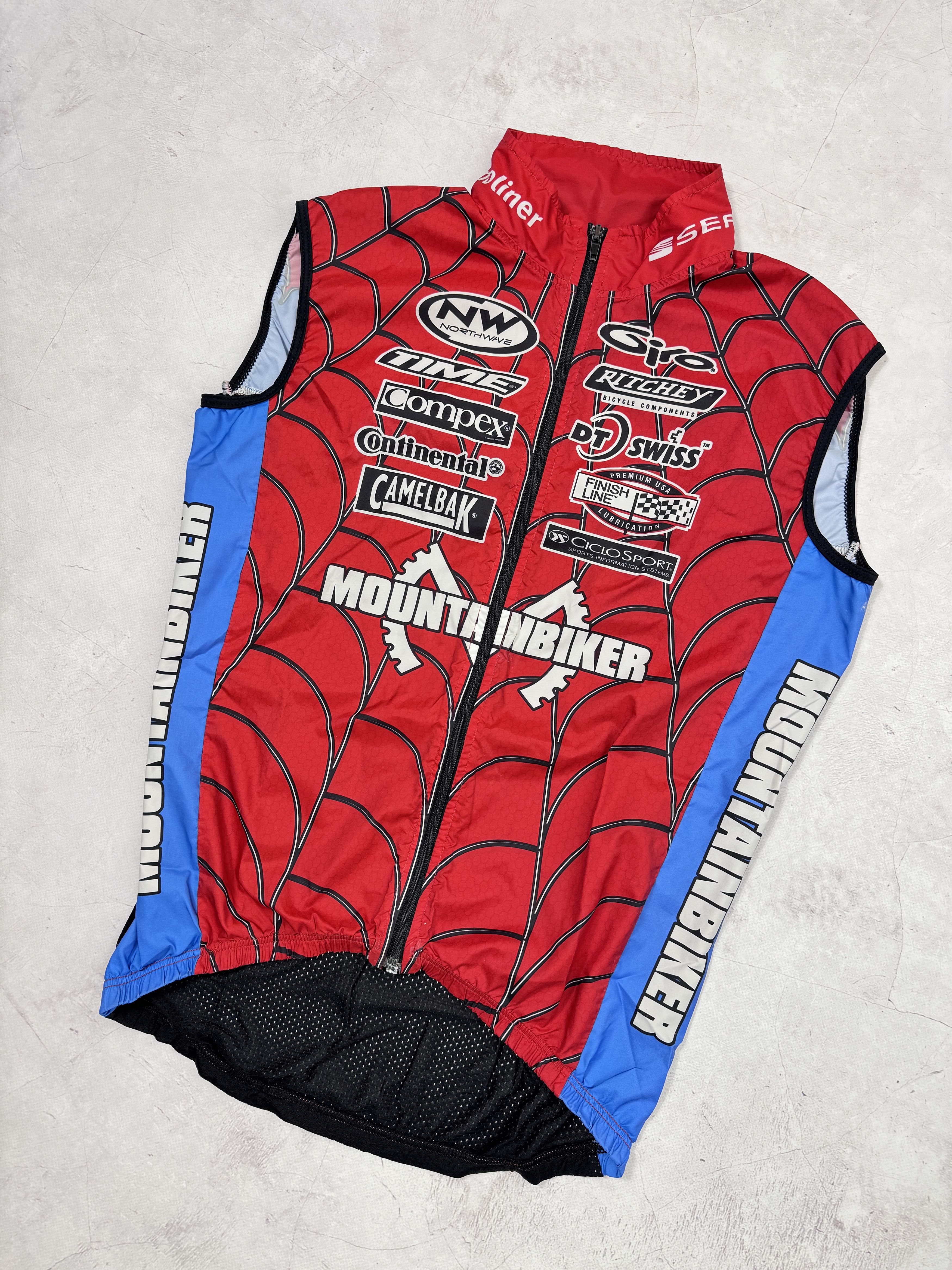 Vintage Mountainbiker Cycling Vest Continental Giro DT Swiss Size US M / EU 48-50 / 2 - 2 Thumbnail