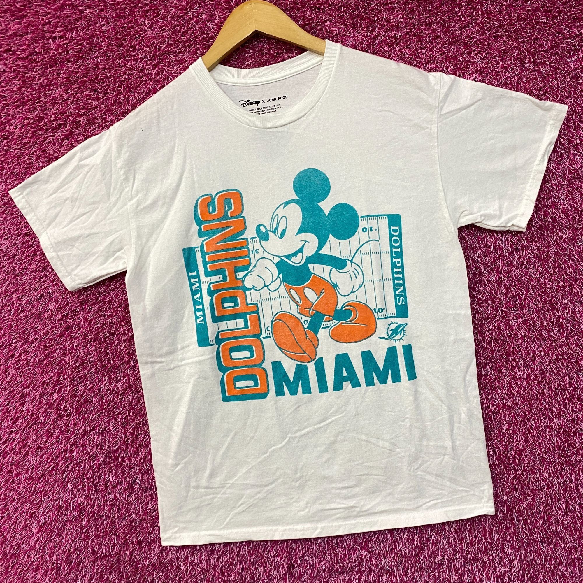 Disney Disney x Junk Food NFL Miami Dolphins Mickey Mouse Field T-S Size US S / EU 44-46 / 1 - 3 Thumbnail