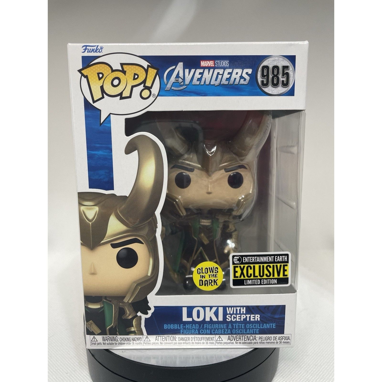 Marvel Comics Funko Pop! Loki - Entertainment Earth (Exclusive) #985 - NM Size ONE SIZE - 1 Thumbnail