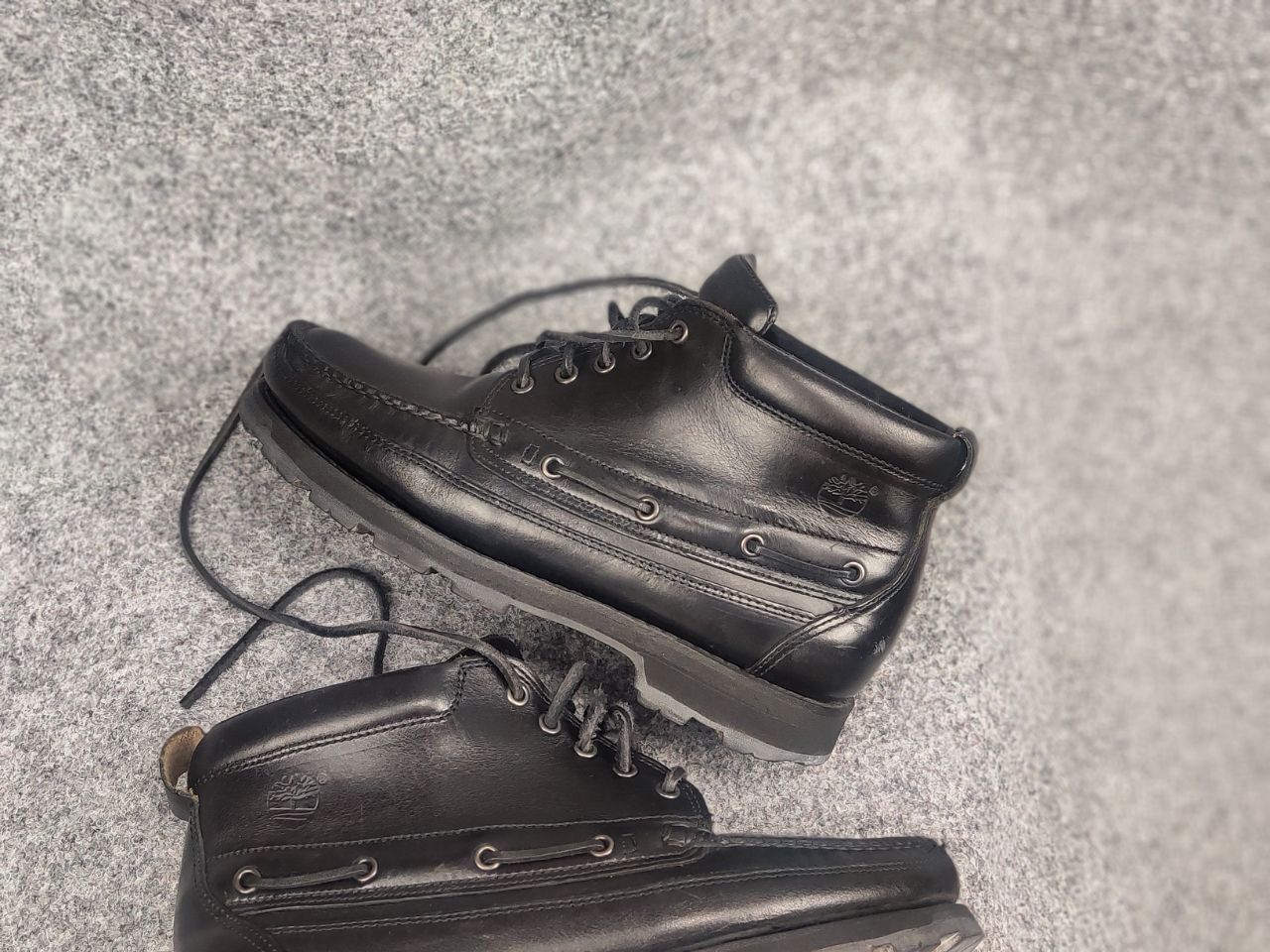 Timberland Timberland Original Black Leather Ankle Boots Shoes Vintage Size US 9 / EU 42 - 3 Thumbnail