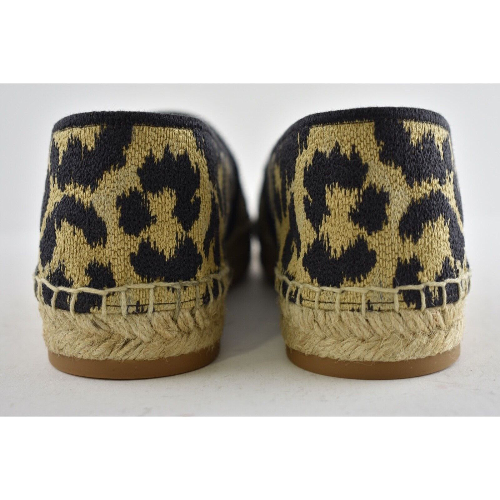 Dior Granville Leopard Logo Embroidered Espadrille Flat 37.5 Size US 7.5 / IT 37.5 - 11 Thumbnail
