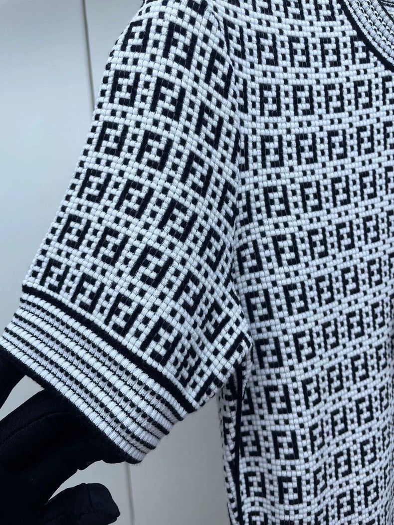 Fendi Fendi Knitted Jacquard Dress Size US 40 / EU 56 - 3 Thumbnail