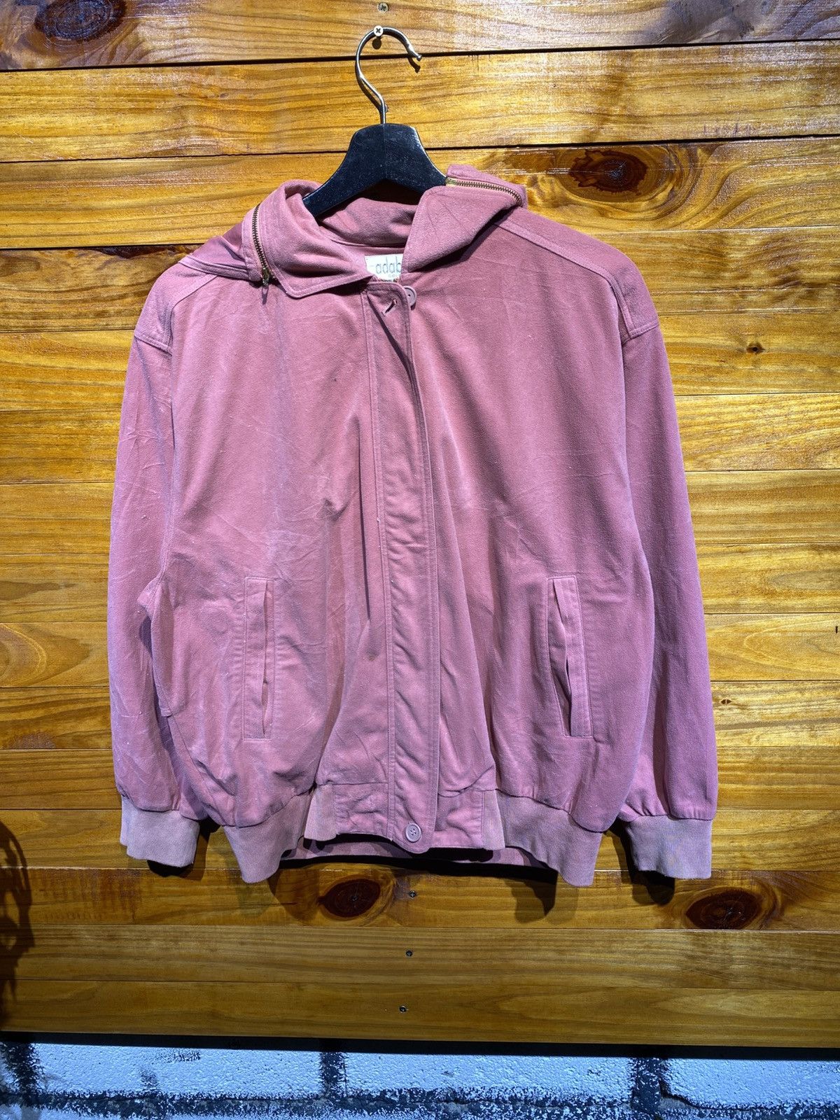 Japanese Brand Vintage Adabar Golf Pink Hooded Jacket – Retro Sportswear Size L / US 10 / IT 46 - 10 Thumbnail