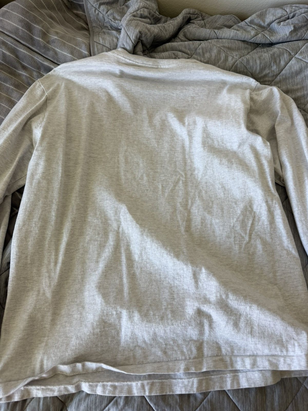 Bape Gray Bape Longsleeve size large Size US L / EU 52-54 / 3 - 6 Thumbnail
