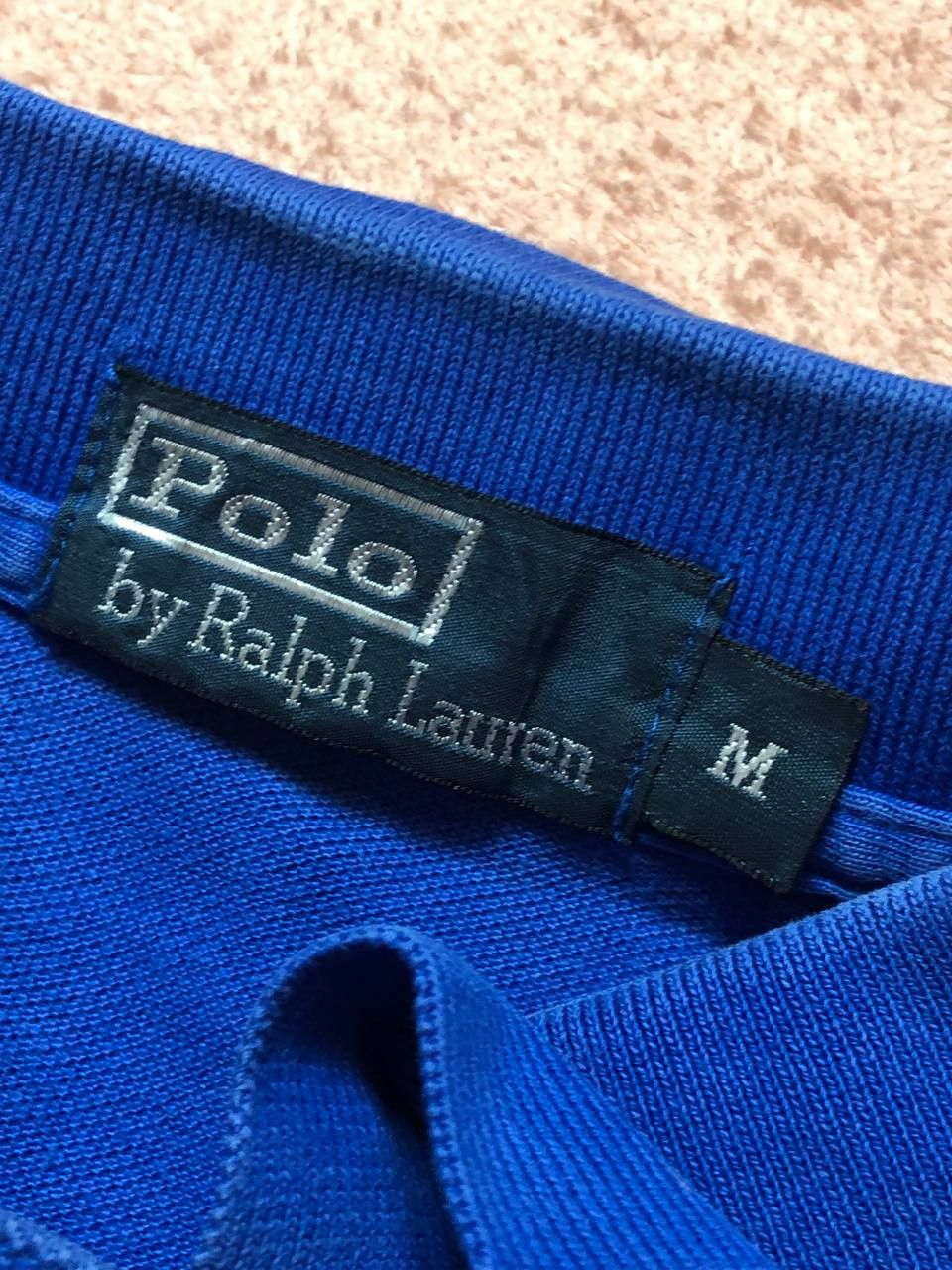 Polo Ralph Lauren Vintage Polo Ralph Lauren Embroidered Logo Polo Size M Size US M / EU 48-50 / 2 - 2 Thumbnail