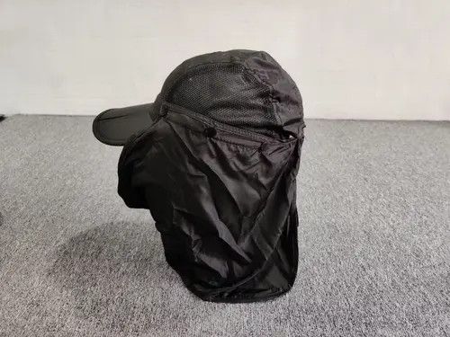 Cccp Gangsta Mesh Camp Hat With Facemask Black Color Size ONE SIZE - 3 Thumbnail