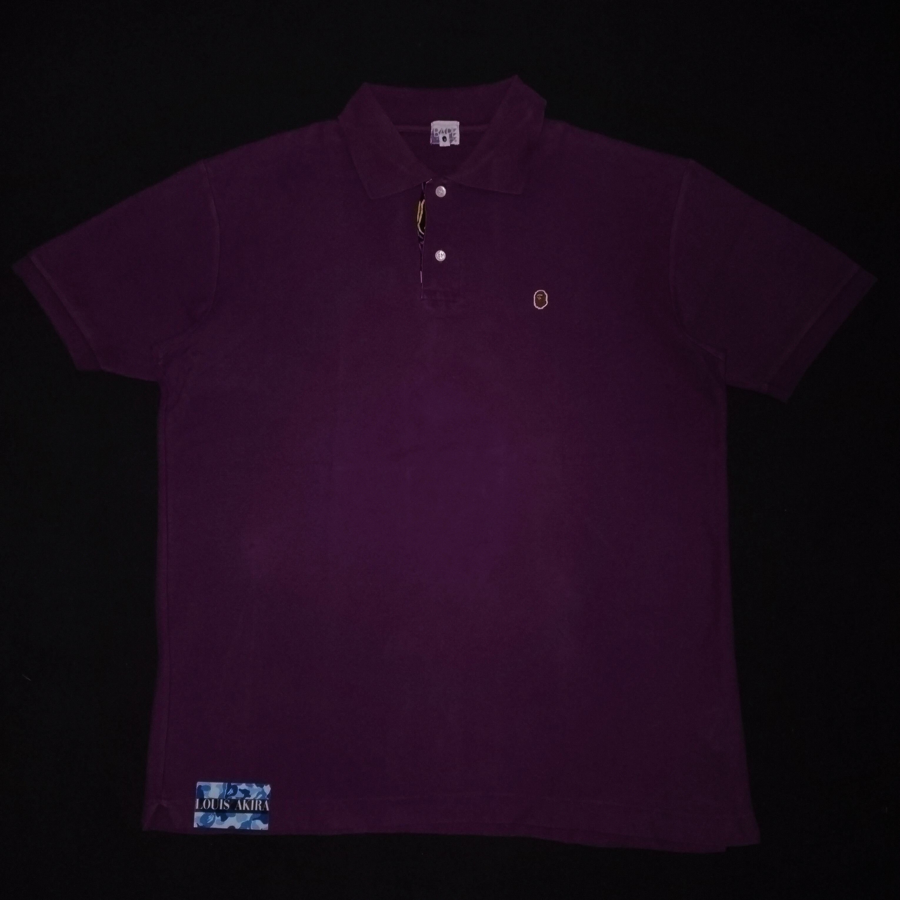 Bape 2007 Bape Purple Polo Size US L / EU 52-54 / 3 - 1 Thumbnail