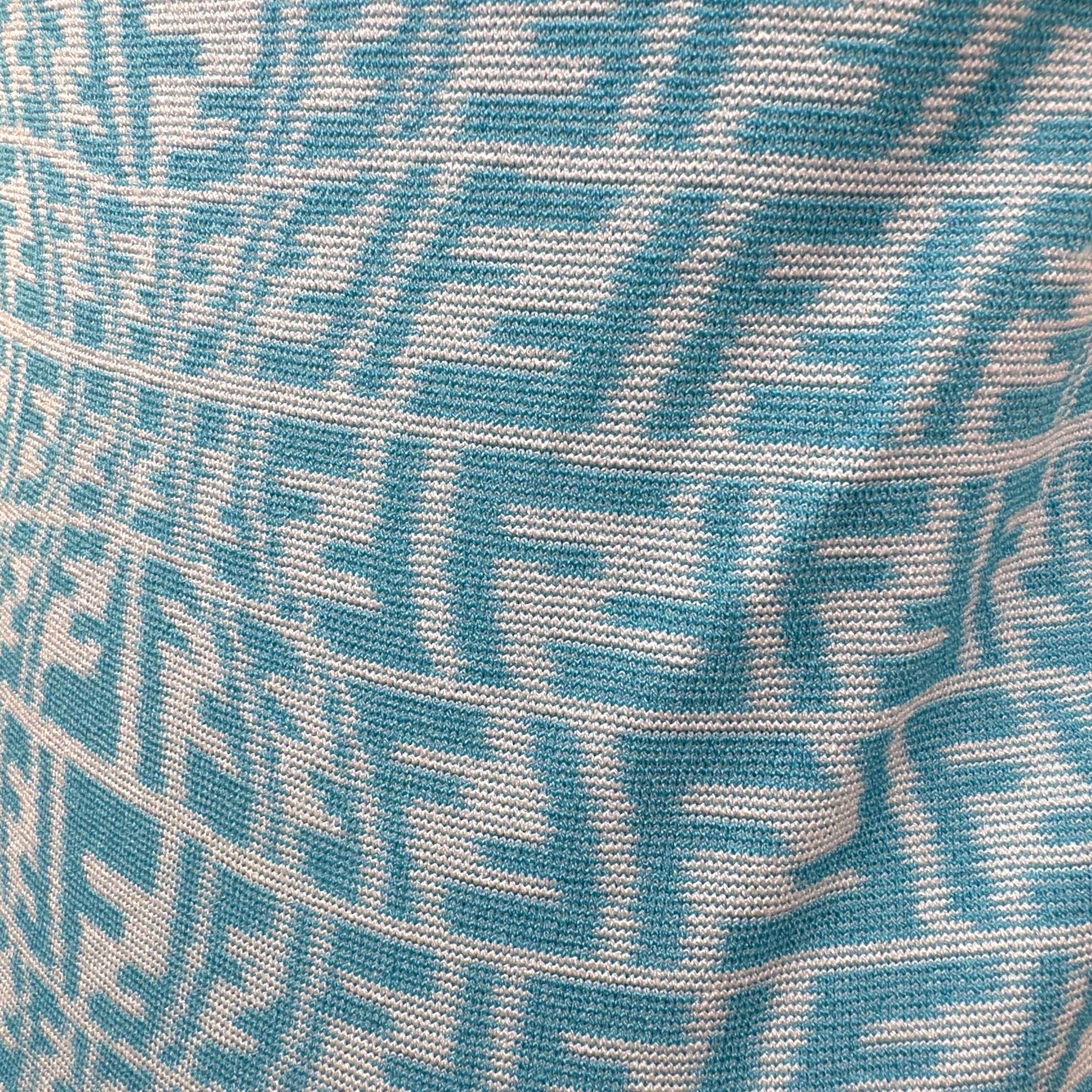 Fendi FENDI FF VERTIGO-JACQUARD KNIT MINI DRESS BLUE 36 / XS Size XS / US 0-2 / IT 36-38 - 7 Thumbnail