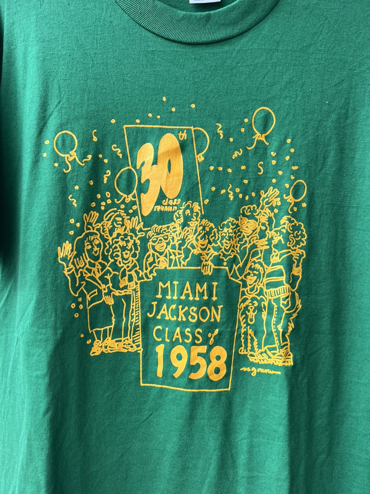 Vintage Miami Jackson Class of 1958 Vintage T-Shirt Size US L / EU 52-54 / 3 - 2 Thumbnail