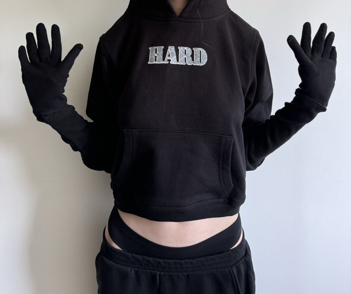 Prototypes Cropped gloved hoodie « HARD » Size US M / EU 48-50 / 2 - 5 Thumbnail