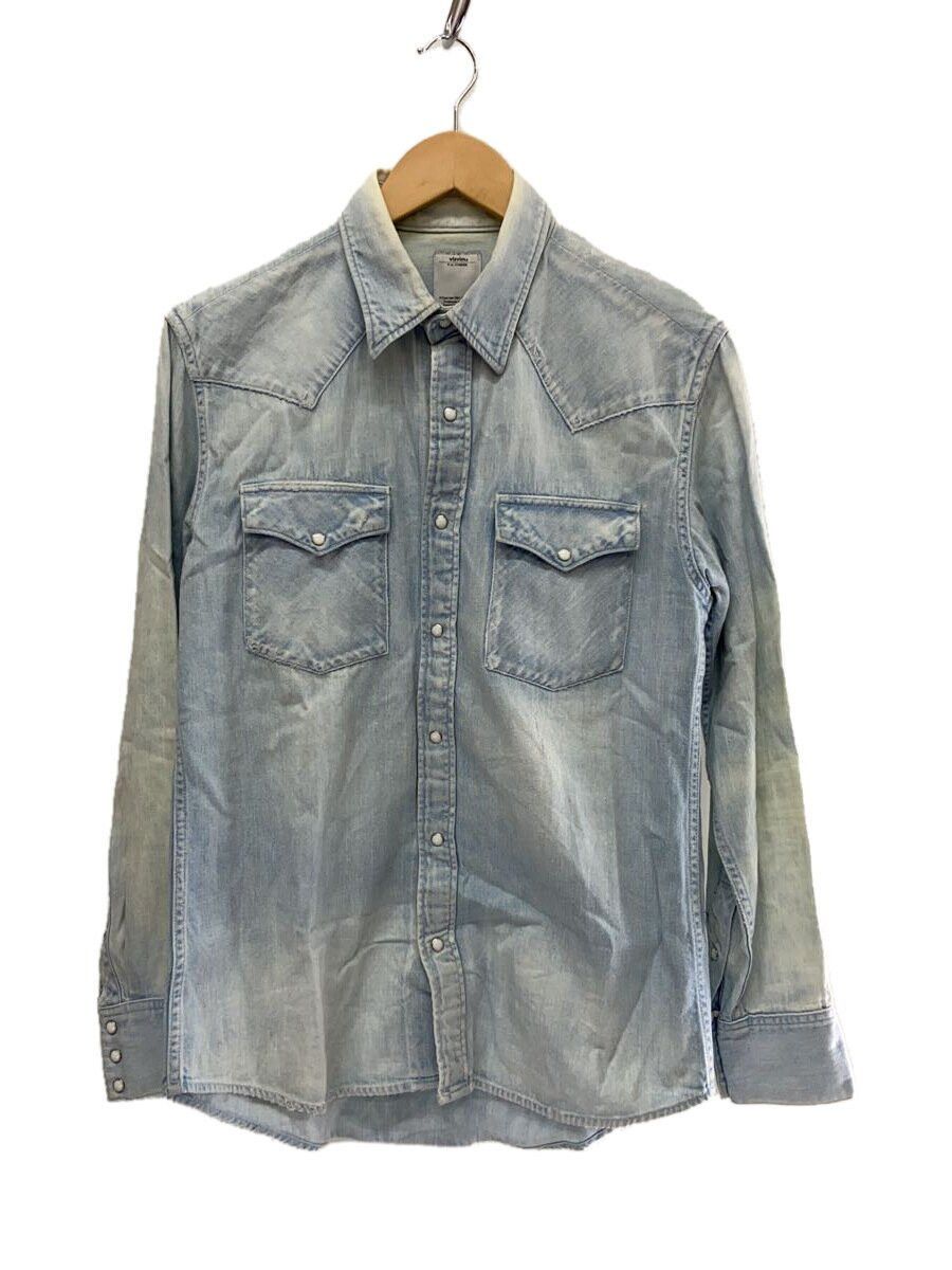 Visvim Visvim Cotton Long Sleeve Shirt Indigo Size US S / EU 44-46 / 1 - 1 Thumbnail