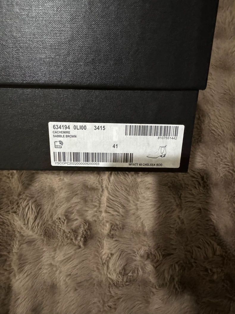 Saint Laurent Paris Saint Laurent Paris Suede Chelsea boots Size US 8 / EU 41 - 9 Thumbnail